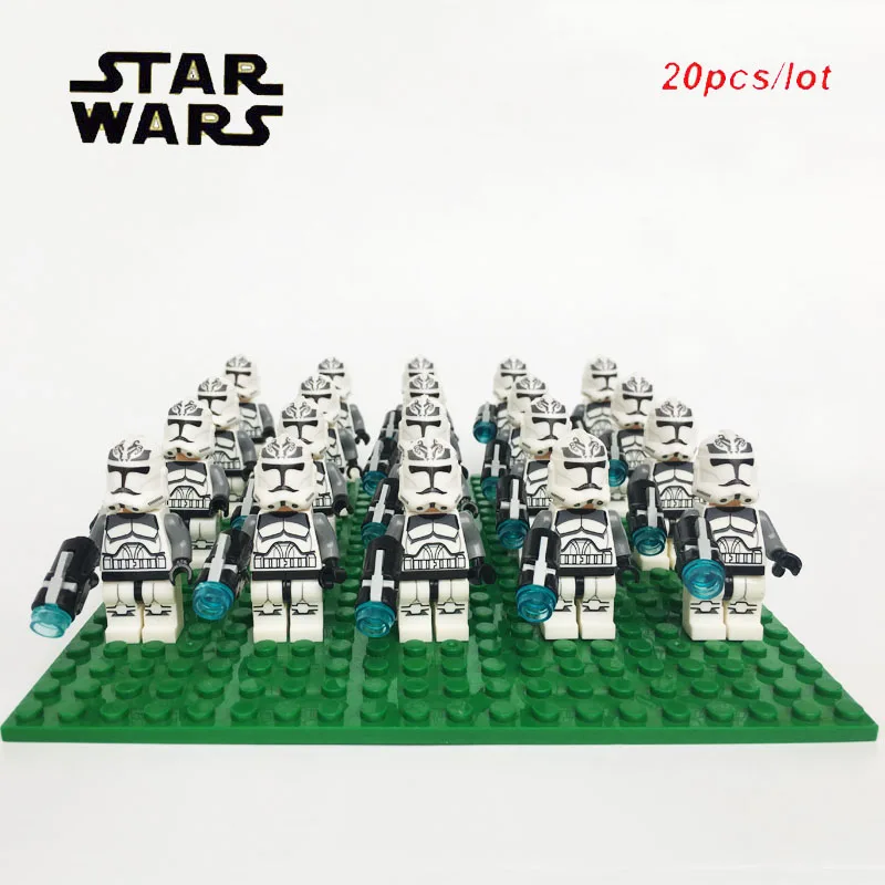 20pcs/lot Wolf Pack Clone Trooper sw537 Star Wars Star Wars Compatible 75045 Building Blocks Kids Educational Toy
20pcs/lot Wolf Pack Clone Trooper sw537 Star Wars Star Wars Compatible 75045 Building Blocks Kids Educational Toy