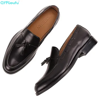 QYFCIOUFU 2019 New Brand Men Oxford Shoes Genuine Leather formal shoes Handmade Footwear Wedding Office luxury Men's dress shoes
QYFCIOUFU 2019 New Brand Men Oxford Shoes Genuine Leather formal shoes Handmade Footwear Wedding Office luxury Men's dress shoes