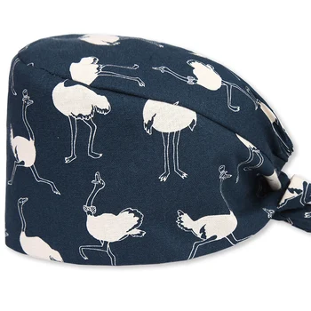 Ostrich Veterinary Surgical Caps Pattern Medical Scrub Hats SPA Beautician Work Hat 100% Cotton Unisex Sweatband Hospital Cap
Ostrich Veterinary Surgical Caps Pattern Medical Scrub Hats SPA Beautician Work Hat 100% Cotton Unisex Sweatband Hospital Cap