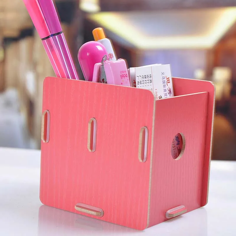 Wooden Storage Organizer Box DIY Wooden Boxes Pen Container Case Desk storage Pen holder
Wooden Storage Organizer Box DIY Wooden Boxes Pen Container Case Desk storage Pen holder