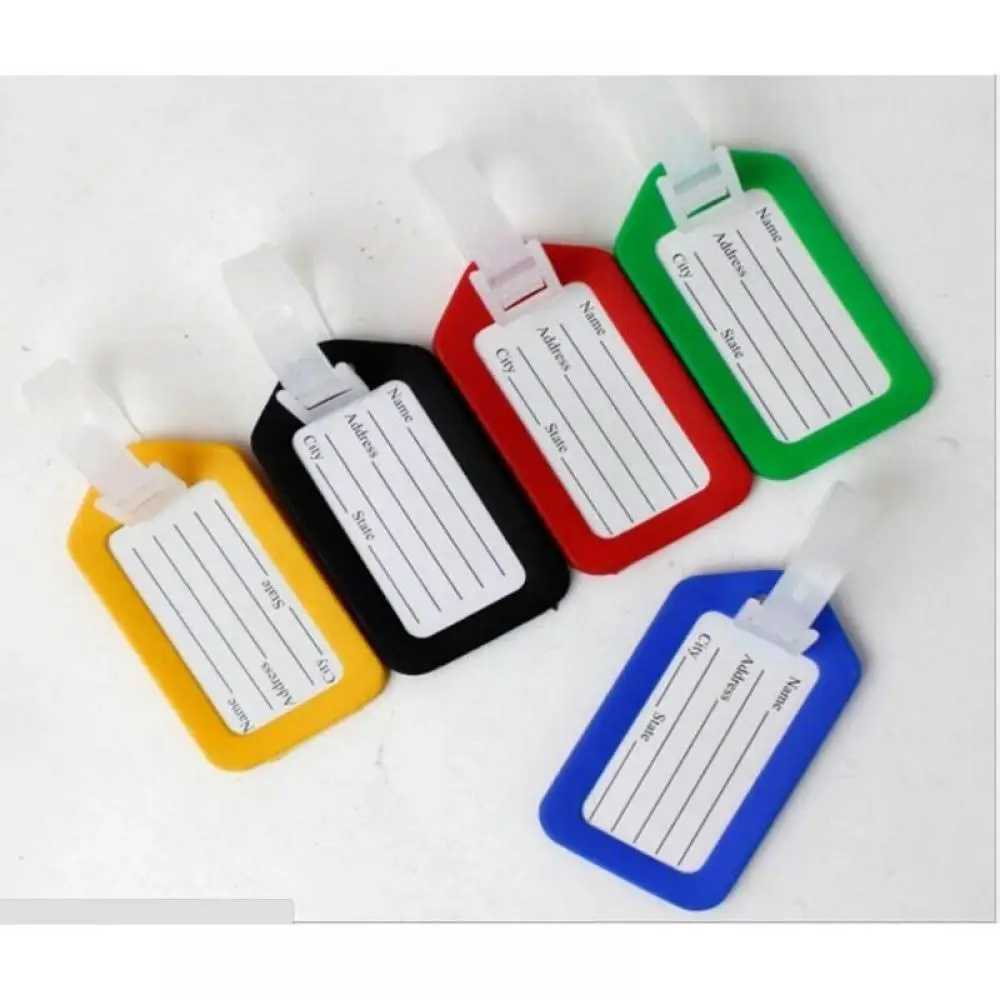 New Creative 1PC Travel Luggage Tag Suitcase Boarding Pass Board Checked Card Mixproof Boarding Tag Address Label Name ID Tags
New Creative 1PC Travel Luggage Tag Suitcase Boarding Pass Board Checked Card Mixproof Boarding Tag Address Label Name ID Tags
