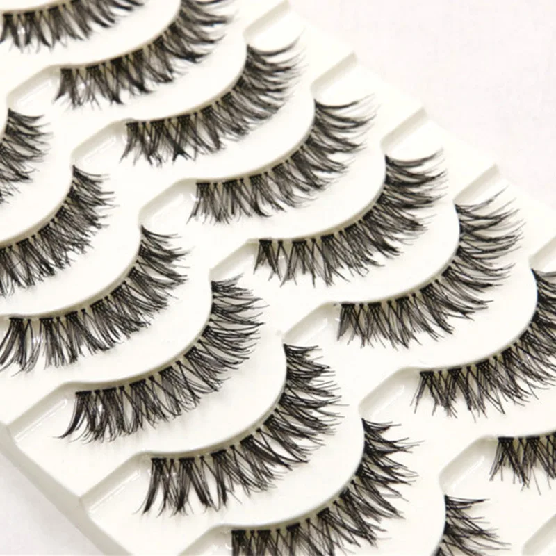 YOKPN 10 Pairs/Lot Fibers Fake Eyelashes Crisscross Thick False Eyelashes Stage Makeup Eyelashes Transparent Stems False Lashes
YOKPN 10 Pairs/Lot Fibers Fake Eyelashes Crisscross Thick False Eyelashes Stage Makeup Eyelashes Transparent Stems False Lashes