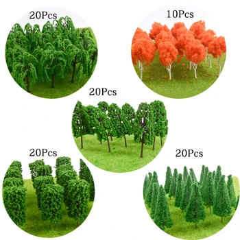 90PCS Ho Scale Plastic Iron Wire Miniature Model Trees For Building Trains Railroad Layout Scenery Landscape Diorama Accessories
90PCS Ho Scale Plastic Iron Wire Miniature Model Trees For Building Trains Railroad Layout Scenery Landscape Diorama Accessories