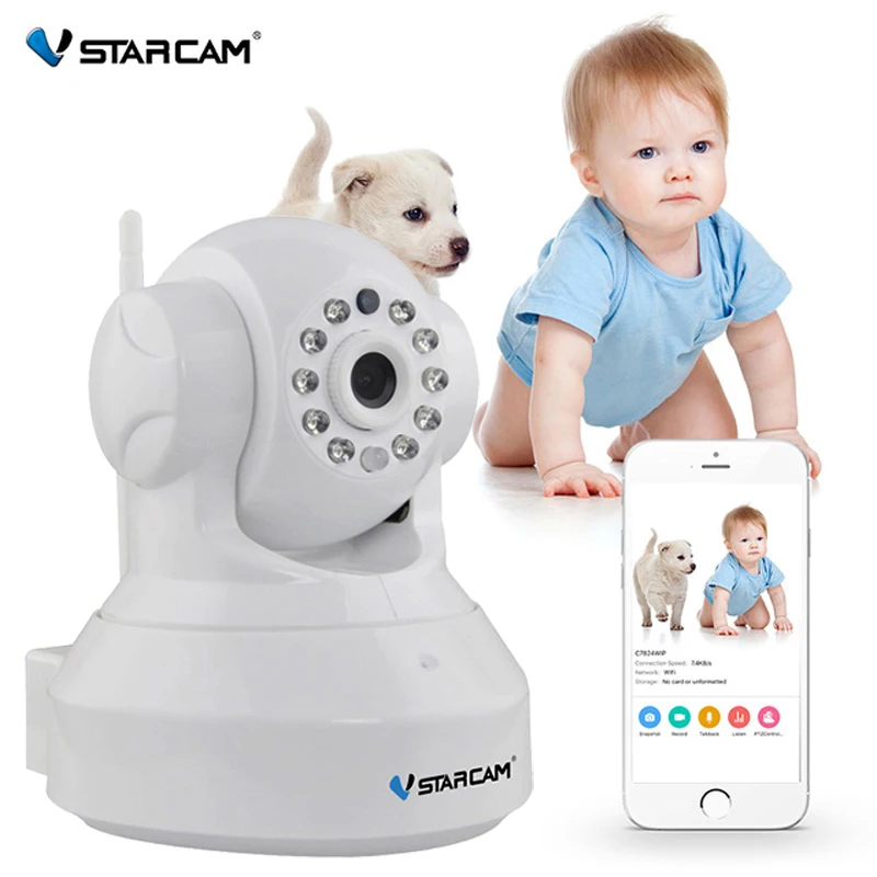 VStarcam C7837WIP 720P Wifi IP Camera Wi-fi Baby Monitor Home Camera CCTV Security Camera Night Vision P2P Security Surveillance
VStarcam C7837WIP 720P Wifi IP Camera Wi-fi Baby Monitor Home Camera CCTV Security Camera Night Vision P2P Security Surveillance