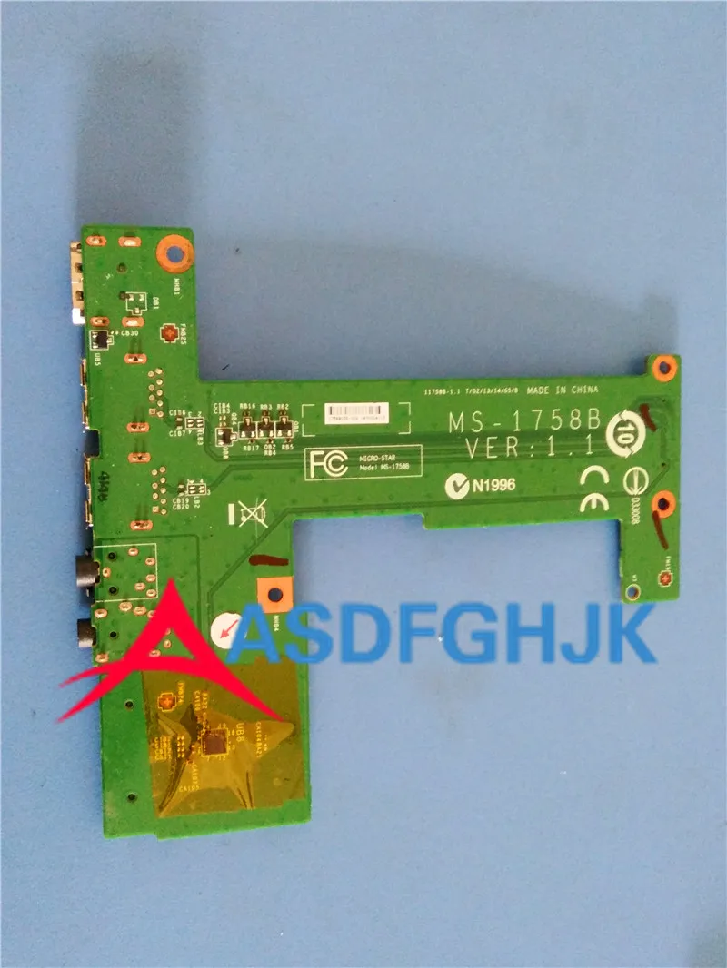 Оригинал для MSI Gp70 HDMI USB аудио слот для карт 142k095950 Ms-1758b полностью протестирован
Оригинал для MSI Gp70 HDMI USB аудио слот для карт 142k095950 Ms-1758b полностью протестирован