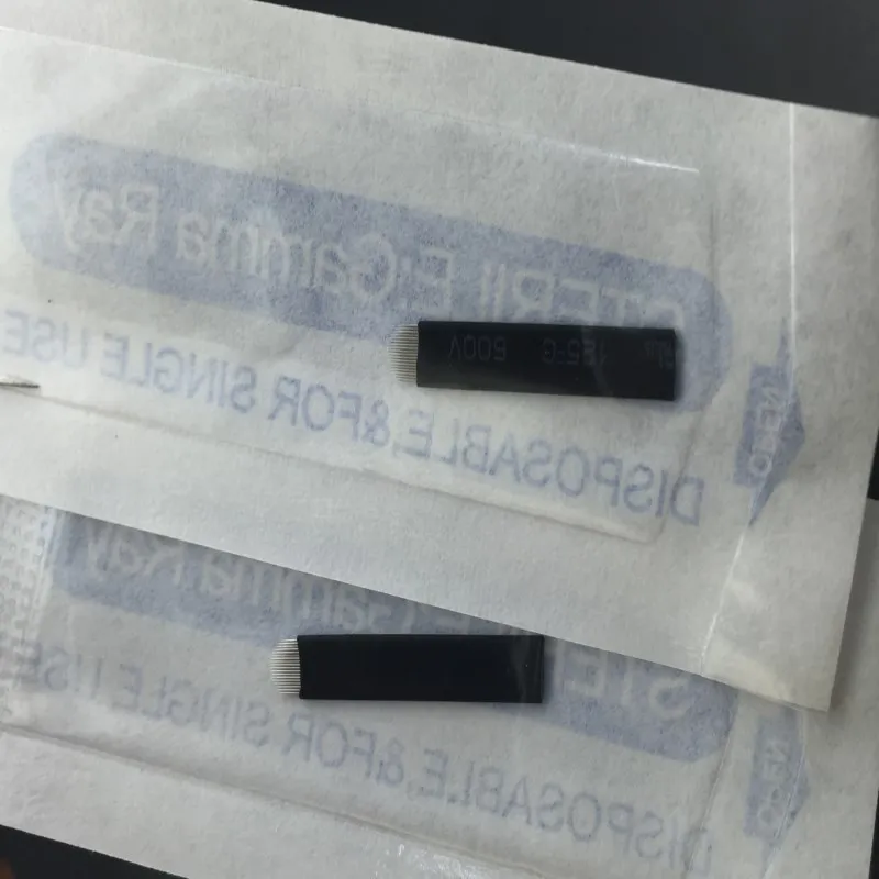 50 Pcs Black 0.20mm 16/18 Pins U shape Permanent Makeup Manual Eyebrow Tattoo Needles Blade For 3D Tattoo Pen Machine
50 Pcs Black 0.20mm 16/18 Pins U shape Permanent Makeup Manual Eyebrow Tattoo Needles Blade For 3D Tattoo Pen Machine
