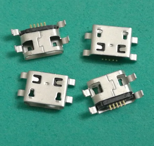 4DIP 5P Micro USB разъем V8 порт зарядного устройства гнездо для планшетного ПК мобильный