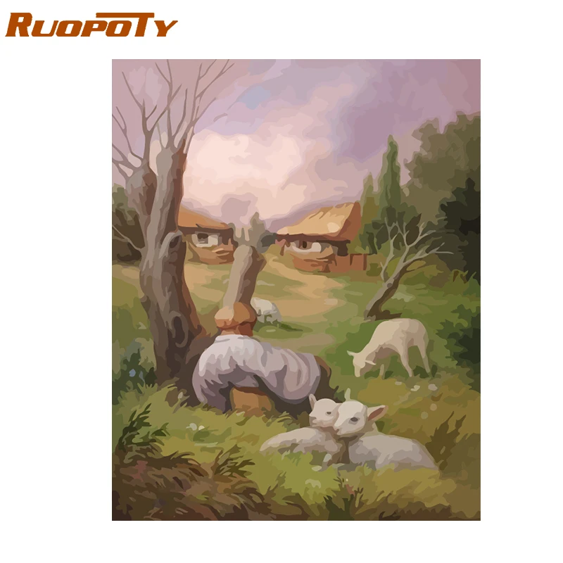 RUOPOTY Frame Abstract Landscape DIY Painting By Numbers Kits Handpainted Oil Painting Modern Wall Art Picture For Home Decor
RUOPOTY Frame Abstract Landscape DIY Painting By Numbers Kits Handpainted Oil Painting Modern Wall Art Picture For Home Decor