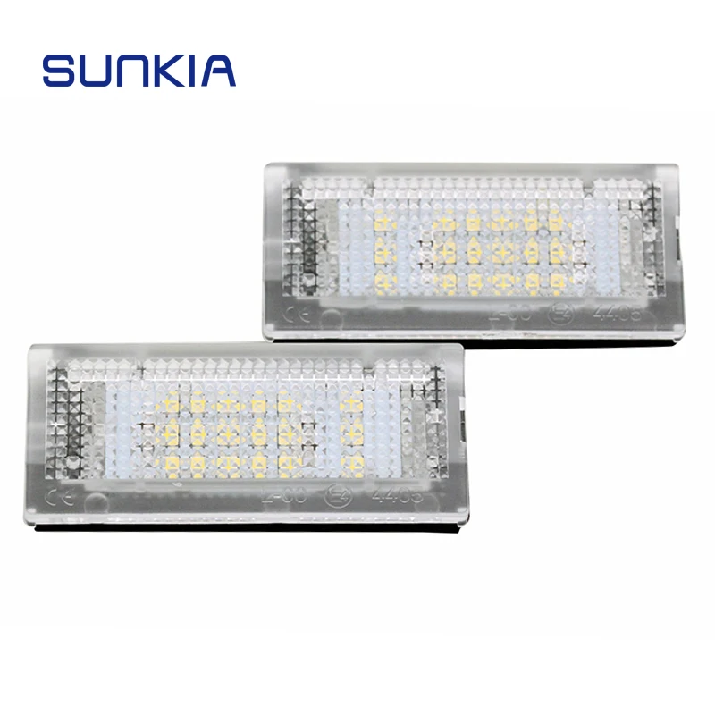 SUNKIA 2Pcs/box LED License Plate Light for BMW E46 4D(98-05)/E46 5D(98-05) Touring with 18SMD Error Free Bright White Color
SUNKIA 2Pcs/box LED License Plate Light for BMW E46 4D(98-05)/E46 5D(98-05) Touring with 18SMD Error Free Bright White Color