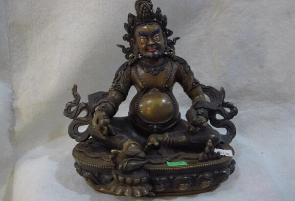 song voge gem S0861 100% Purple Copper Bronze Tibet Buddhism god of wealth Yellow Jambhala Buddha
song voge gem S0861 100% Purple Copper Bronze Tibet Buddhism god of wealth Yellow Jambhala Buddha