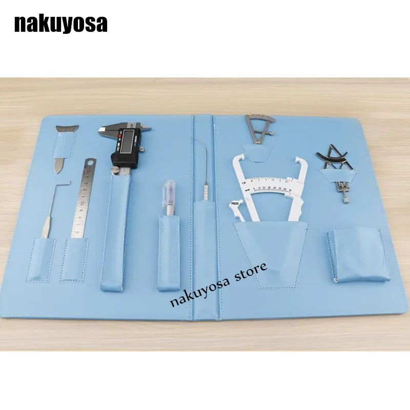 10pcs Medical Ophthalmology plastic combination Equipment Double eyelids Designer Nose fat Measuring instrument Measuring kit
10pcs Medical Ophthalmology plastic combination Equipment Double eyelids Designer Nose fat Measuring instrument Measuring kit