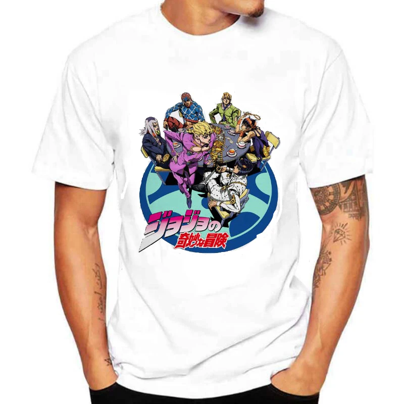 JoJo Bizarre Adventure Golden Wind All Star T Shirt Novelty Harajuku Design T Shirt Women/Men Casual Style Skate Brand Clothing
JoJo Bizarre Adventure Golden Wind All Star T Shirt Novelty Harajuku Design T Shirt Women/Men Casual Style Skate Brand Clothing