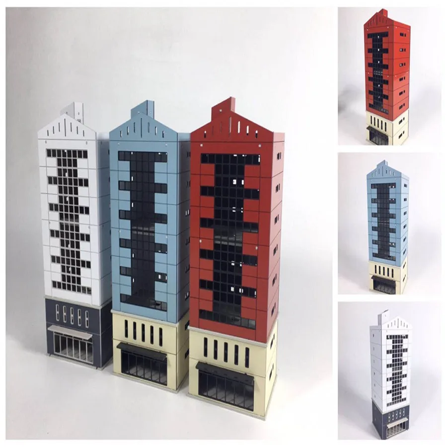 architecture model n scale building model02