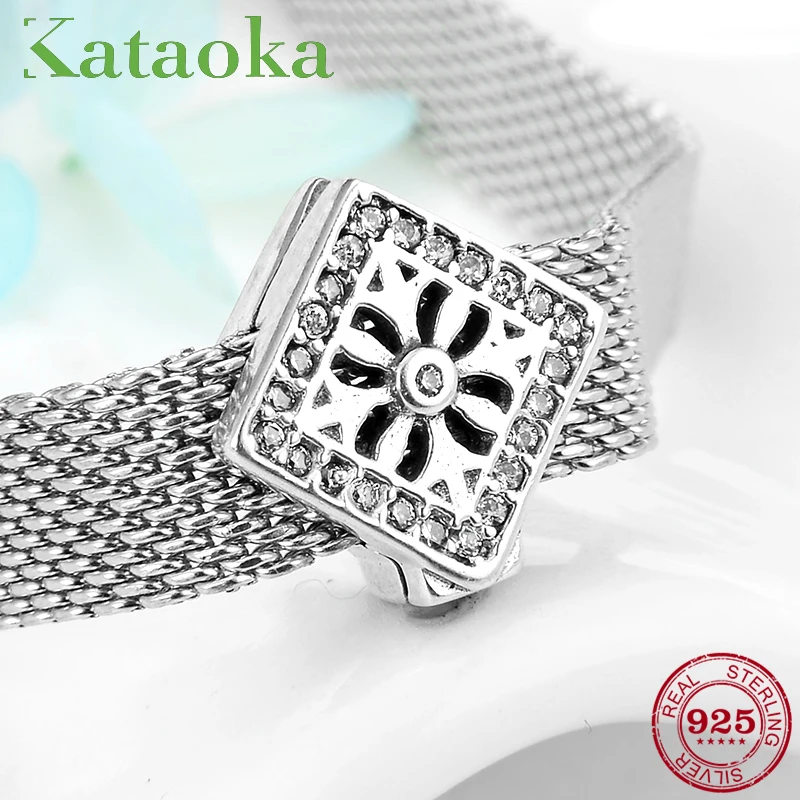 Authentic 925 Sterling Silver Square shape Lucky pattern bead clips Fit Original reflections Bracelet charms Jewelry Making gift
Authentic 925 Sterling Silver Square shape Lucky pattern bead clips Fit Original reflections Bracelet charms Jewelry Making gift