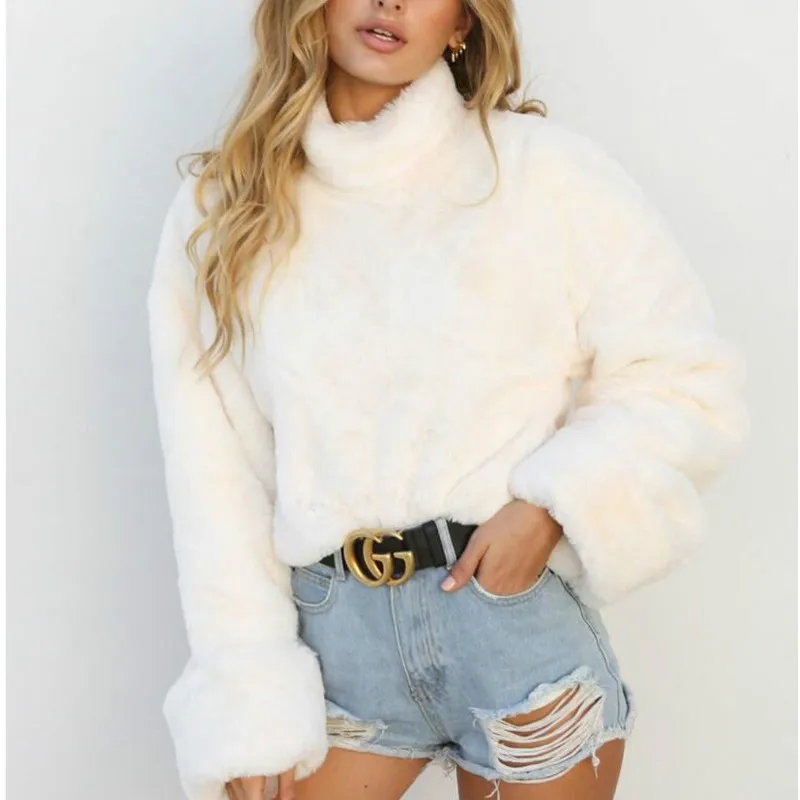 Pullovers 2018 Winter Women Warm Turtleneck Sweater Female Loose Pullover Casual Solid Sweaters
Pullovers 2018 Winter Women Warm Turtleneck Sweater Female Loose Pullover Casual Solid Sweaters