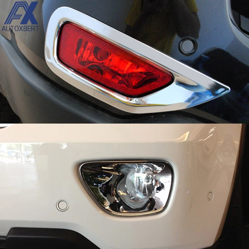 AX Front + Rear Fog Light Lamp Bumper Chrome Trim Cover For Jeep Grand Cherokee 2011 2012 2013 Car-Styling Sticker Accessories
AX Front + Rear Fog Light Lamp Bumper Chrome Trim Cover For Jeep Grand Cherokee 2011 2012 2013 Car-Styling Sticker Accessories