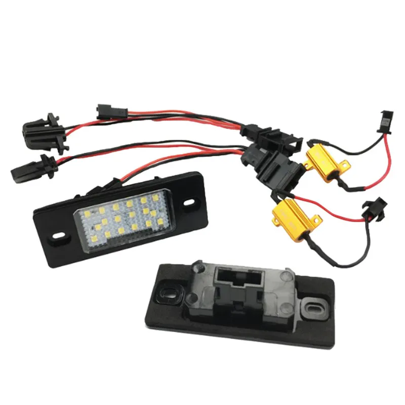2Pcs 18 LED License Plate Lights SMD2835 Number Plate Light Lamp For Porsche/Cayenne High Quality
2Pcs 18 LED License Plate Lights SMD2835 Number Plate Light Lamp For Porsche/Cayenne High Quality