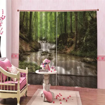 Forest Water 3D Printed Blackout Curtains For Living Room Cute Drapes For Boys Room Kid Window Treatment Accessoires
Forest Water 3D Printed Blackout Curtains For Living Room Cute Drapes For Boys Room Kid Window Treatment Accessoires