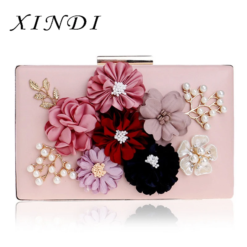 XINDI PU Fashion Women's designer luxury handbags Flower Beaded Small Day Clutch Evening Bag With Chain messenger bags for party
XINDI PU Fashion Women's designer luxury handbags Flower Beaded Small Day Clutch Evening Bag With Chain messenger bags for party