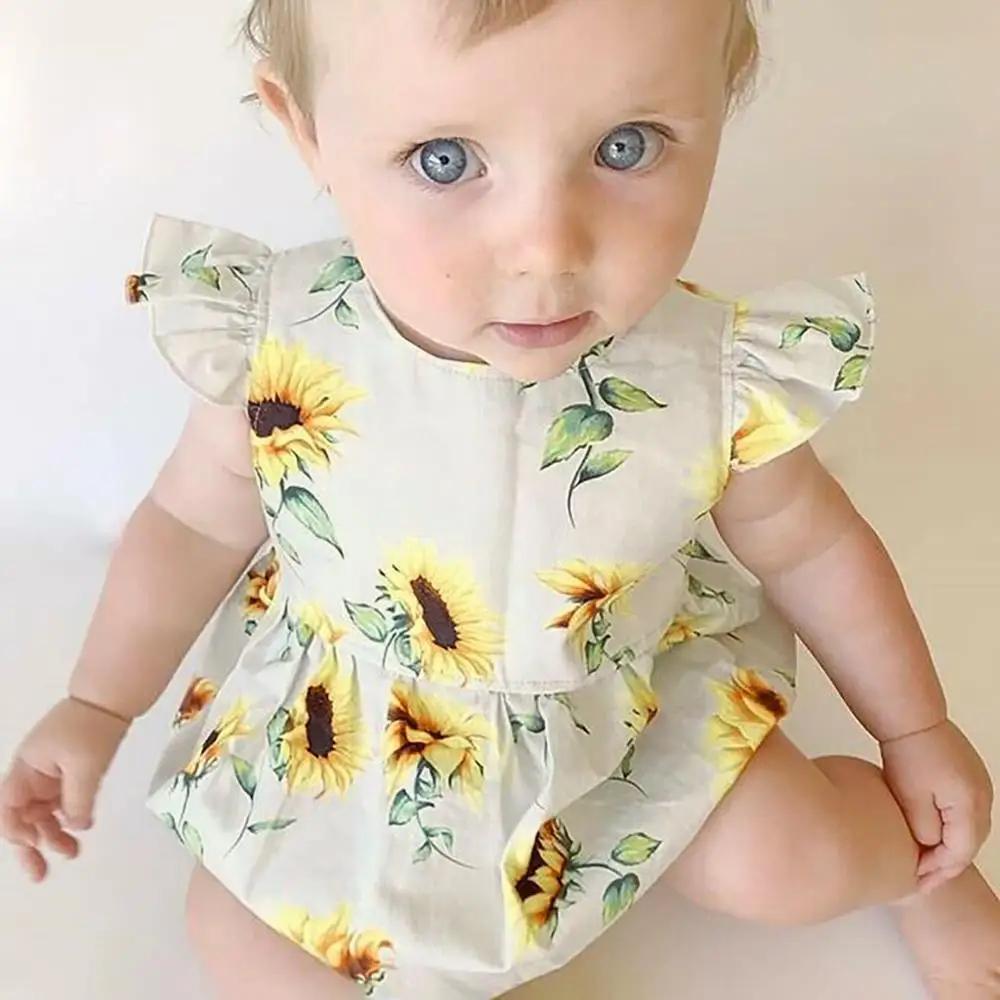 New Born Baby Clothes 2019 Sunflower Romper 2PC Cotton Rompers Fly Sleeve Baby Jumpsuit Casaco Infantil Menina Dropshipping 2
New Born Baby Clothes 2019 Sunflower Romper 2PC Cotton Rompers Fly Sleeve Baby Jumpsuit Casaco Infantil Menina Dropshipping 2