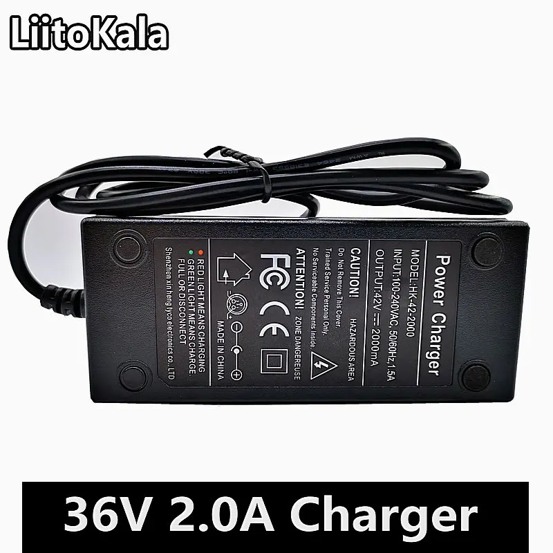 36 V 2A battery charger output 42 V 2A input charger 100-240 VAC lithium li-ion li-poly charger for 10 Series 36 V electric bicy
36 V 2A battery charger output 42 V 2A input charger 100-240 VAC lithium li-ion li-poly charger for 10 Series 36 V electric bicy