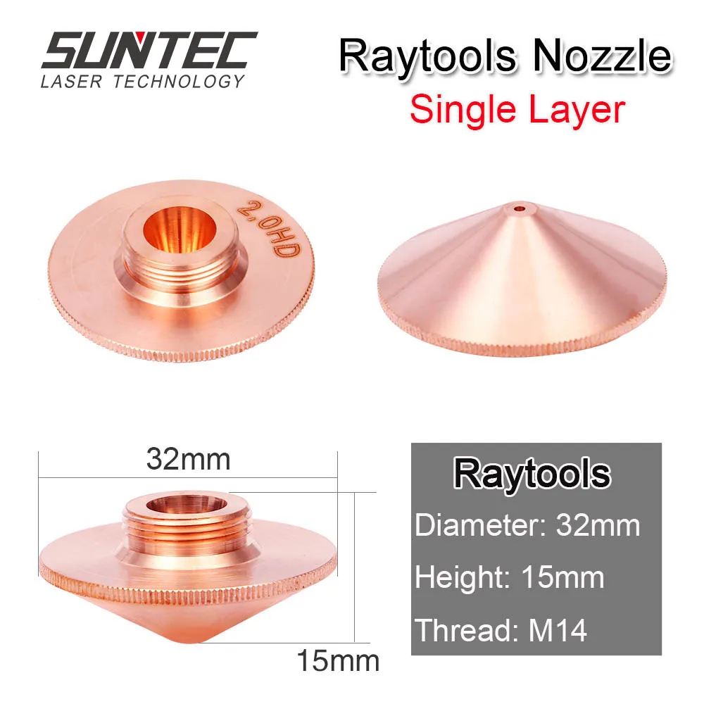 Suntec laser fitting single Layers Dia.32mm Caliber 0.8-5.0HD for Raytools Empower BT230 240 fiber laser cutting head 10pcs/lot
Suntec laser fitting single Layers Dia.32mm Caliber 0.8-5.0HD for Raytools Empower BT230 240 fiber laser cutting head 10pcs/lot