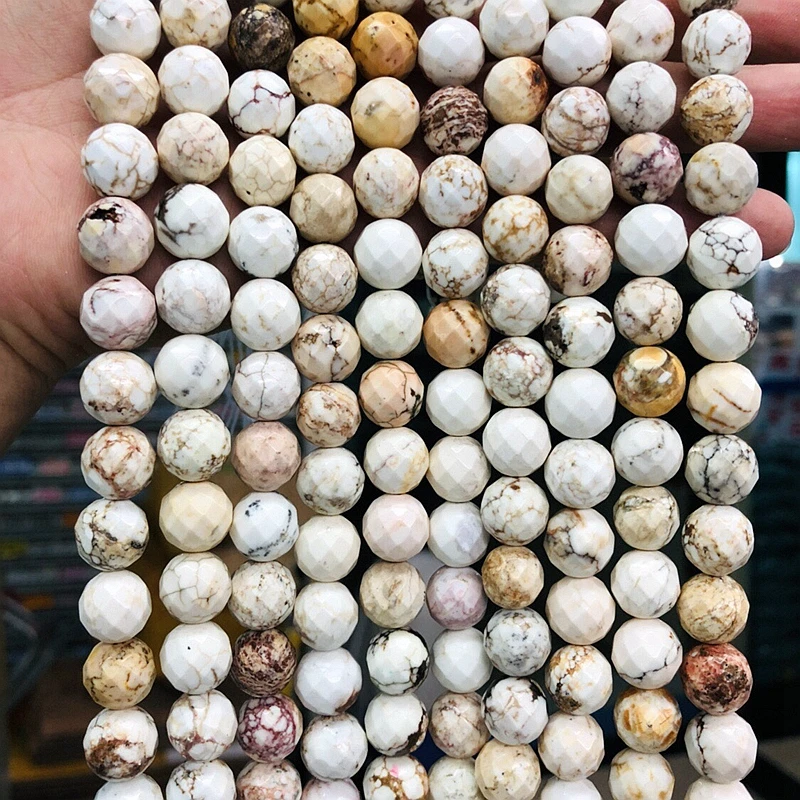 Wholesale 1string of 15.5" Natural Magnesite Howlite Faceted Beads 6mm 8mm 10mm 12mm Brown Multi Gem stone Loose Jewelry beads
Wholesale 1string of 15.5" Natural Magnesite Howlite Faceted Beads 6mm 8mm 10mm 12mm Brown Multi Gem stone Loose Jewelry beads