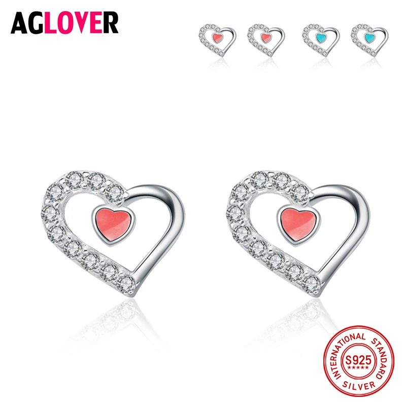 925 Sterling Silver Women Earrings Double Heart Shape Cubic Zircon Earrings For Wedding Engagement Silver Jewelry Gifts
925 Sterling Silver Women Earrings Double Heart Shape Cubic Zircon Earrings For Wedding Engagement Silver Jewelry Gifts