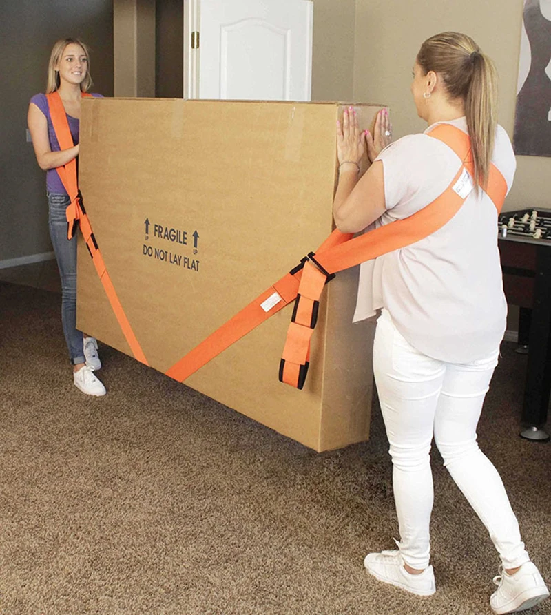 2PCS Forearm Lifting Moving Strap Furniture Transport Belt Easier Carry Rope Cheap Price Retail Forearm Forklift Lifting Moving3