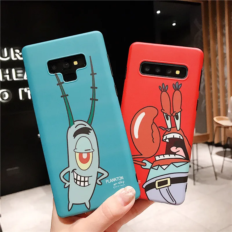 Cute Cartoon Spongebob Plankton Patrick IMD Phone Case For Samsung Galaxy S9 S8 S10 Plus Note 8 9 S10E Matte Soft Silicone Cover
Cute Cartoon Spongebob Plankton Patrick IMD Phone Case For Samsung Galaxy S9 S8 S10 Plus Note 8 9 S10E Matte Soft Silicone Cover
