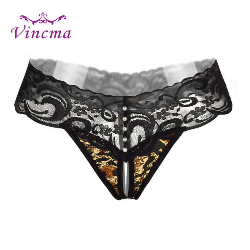 New Lace Leopard Open Crotch with Pearl Sexy Panties Women Calcinha Underwear Thongs And G Strings For Women Tanga
New Lace Leopard Open Crotch with Pearl Sexy Panties Women Calcinha Underwear Thongs And G Strings For Women Tanga