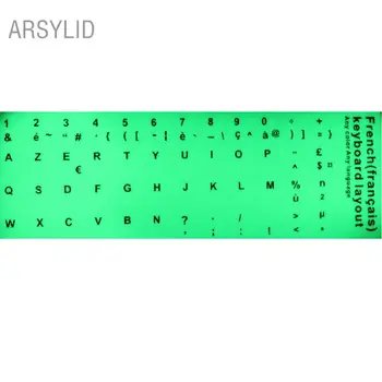 Super bright luminous France language keyboard stickers French notebook computer protective film fluorescent luminous membrane
Super bright luminous France language keyboard stickers French notebook computer protective film fluorescent luminous membrane