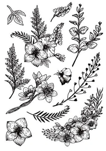 CLEAR STAMP FLOWER DIY Scrapbook Card album paper craft silicon rubber roller transparent stamps 293
CLEAR STAMP FLOWER DIY Scrapbook Card album paper craft silicon rubber roller transparent stamps 293