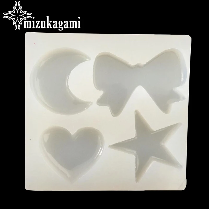 UV Resin Jewelry Liquid Silicone Mold Cute Star Moon Heart Bowknot Resin Molds For DIY Necklace Pendant Charms Making Jewelry
UV Resin Jewelry Liquid Silicone Mold Cute Star Moon Heart Bowknot Resin Molds For DIY Necklace Pendant Charms Making Jewelry