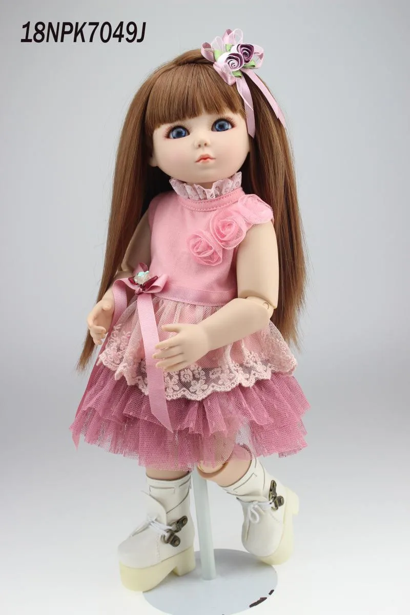 18 inch 1/4 BJD/SD girl bjd doll solid TOP QUALITY AMERICAN PRINCESS dolls colletion for girls birthday gift | Игрушки и хобби