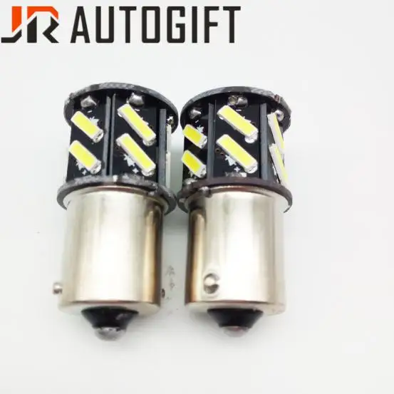 50X LED 12V 24V 1157 BAY15D 170MA 18 SMD 7020 7014 LED P21/5W 1156 BA15S Car Turn signal Tail light Brake lights Bulb White
50X LED 12V 24V 1157 BAY15D 170MA 18 SMD 7020 7014 LED P21/5W 1156 BA15S Car Turn signal Tail light Brake lights Bulb White