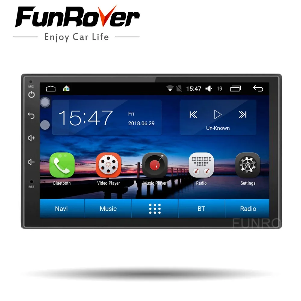 Funrover Android 8.0 2 din universal car dvd player gps navigation car stereo car radio video player streeing wheel control RDS
Funrover Android 8.0 2 din universal car dvd player gps navigation car stereo car radio video player streeing wheel control RDS