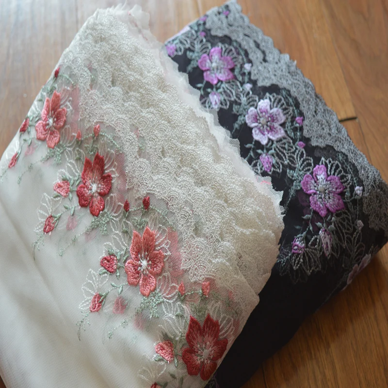 22CM(2yds/lot)red~purple embroidery floral Hight quality lace fabrics embroidered lace18021204
22CM(2yds/lot)red~purple embroidery floral Hight quality lace fabrics embroidered lace18021204