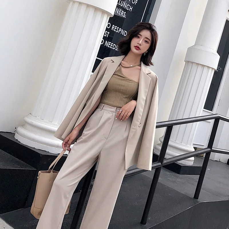 New women's autumn body slimming versatile simple casual small suit two-piece
New women's autumn body slimming versatile simple casual small suit two-piece