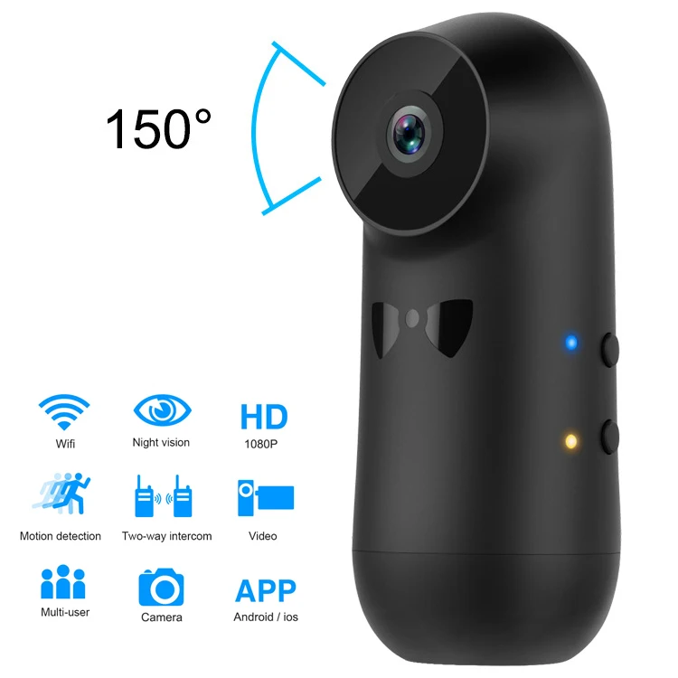 Micro WiFi camera Camcorder 1080P Wide-angle lens Action Night vision small Recorder mini video Camera support 128GB TF card
Micro WiFi camera Camcorder 1080P Wide-angle lens Action Night vision small Recorder mini video Camera support 128GB TF card