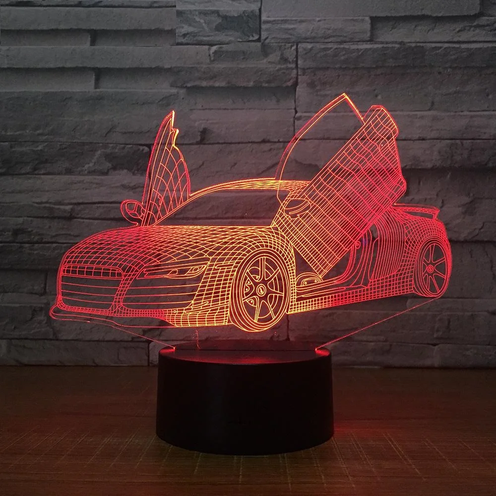Scissors Door Supercar 3d Lamp 7 Color Led Night Lamps For Kids Touch Led Usb Table Lampara Lampe Sleeping Nightlight Drop Ship
Scissors Door Supercar 3d Lamp 7 Color Led Night Lamps For Kids Touch Led Usb Table Lampara Lampe Sleeping Nightlight Drop Ship
