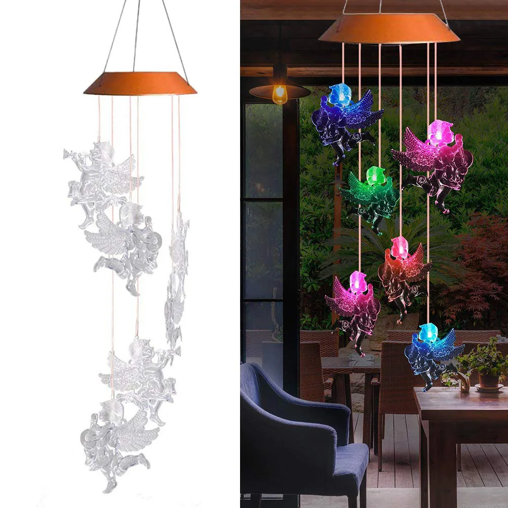 Kids Room Garden Spinner Outdoor Color Changing Decorative Spiral Solar Powered Hanging Portable Led Wind Chime Light Home Deck
Kids Room Garden Spinner Outdoor Color Changing Decorative Spiral Solar Powered Hanging Portable Led Wind Chime Light Home Deck