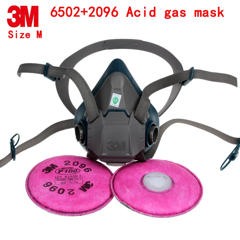 3M 6502+2096 respirator dust mask Genuine security respirator mask against Acid gas particulates Welding dust dust mask
3M 6502+2096 respirator dust mask Genuine security respirator mask against Acid gas particulates Welding dust dust mask
