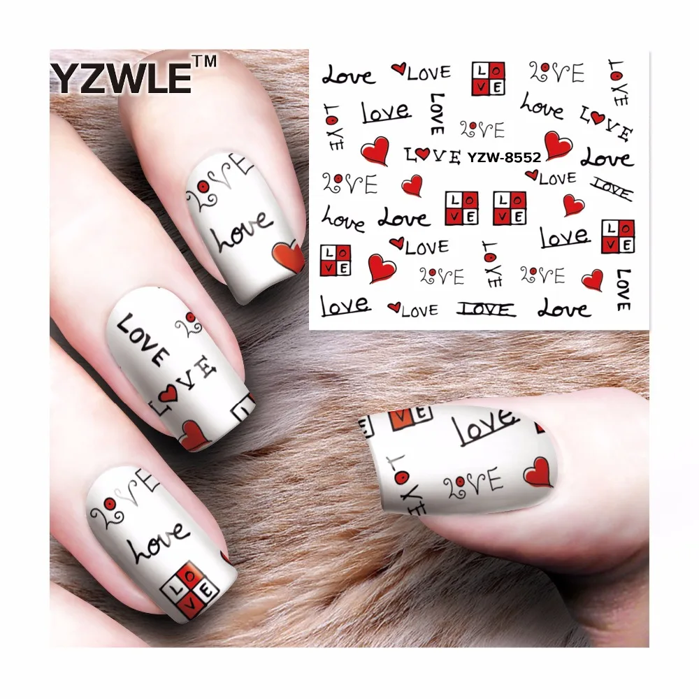 YWK 1 Sheet Heart Designs Nail Art Water Transfer Sticker NEW DIY Beauty Decals Nail Art Decorations #8552
YWK 1 Sheet Heart Designs Nail Art Water Transfer Sticker NEW DIY Beauty Decals Nail Art Decorations #8552