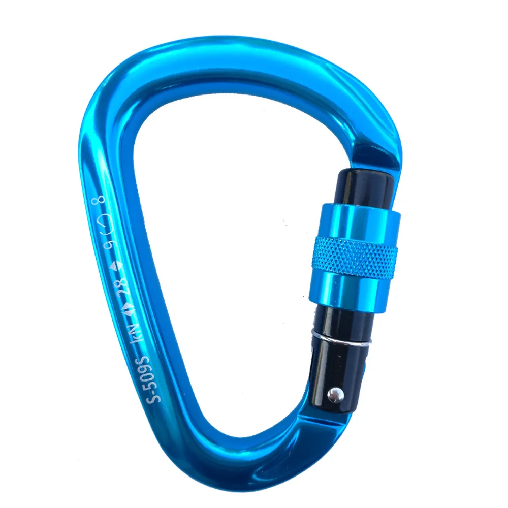 28KN Pear Shape Climbing Carabiner Master Lock ScrewGate Survial Rescue Mountaineering Buckle Heavy Duty Climbing Equipment
28KN Pear Shape Climbing Carabiner Master Lock ScrewGate Survial Rescue Mountaineering Buckle Heavy Duty Climbing Equipment