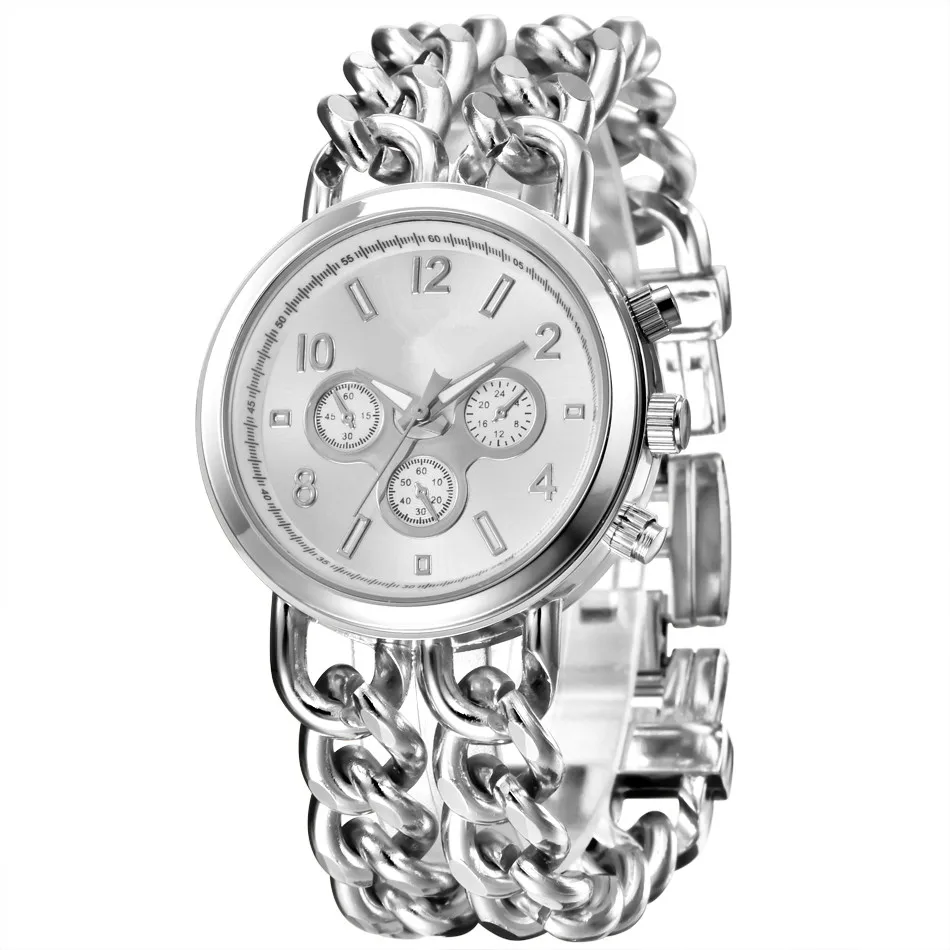 Фото Часы женские золотистые стальные с браслетом | Наручные часы