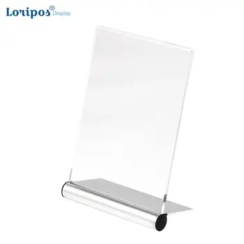 A4 L Shape Plastic Clear Acrylic Sign Display Paper Counter Card Menu Holder Stand Display Table Number Card Metal Photo Holder
A4 L Shape Plastic Clear Acrylic Sign Display Paper Counter Card Menu Holder Stand Display Table Number Card Metal Photo Holder