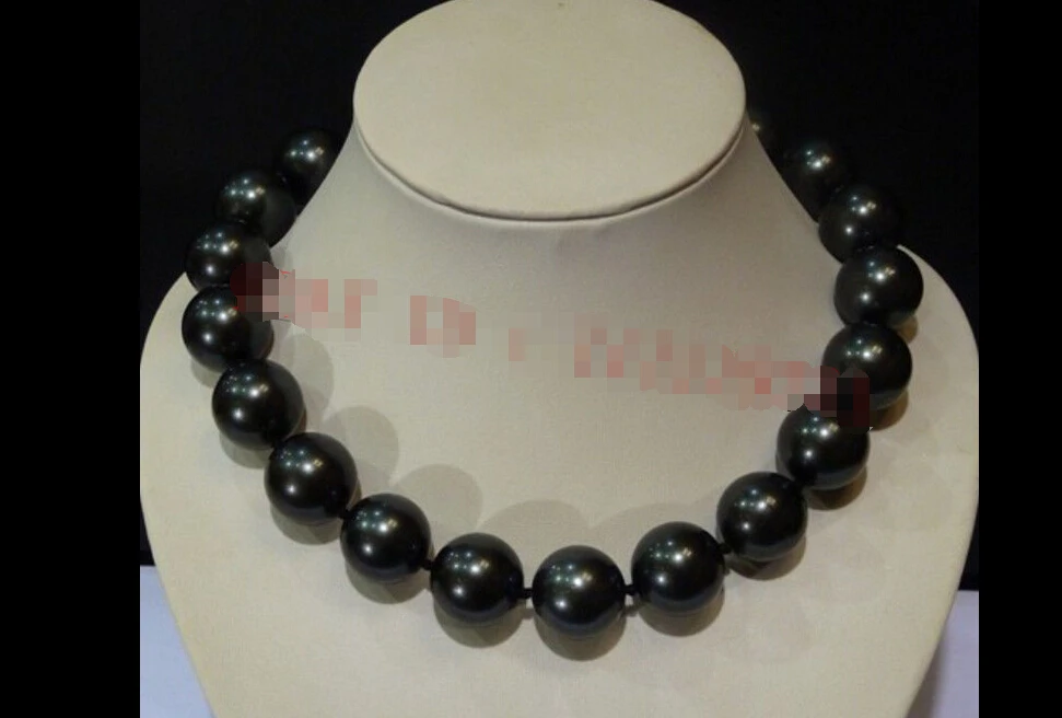 NEW 20mm AAAA Black South Sea Shell Pearl Round Beads Necklace 18" ^^@^18K GP style Fine jewe Noble Natural jade SHIPPING
NEW 20mm AAAA Black South Sea Shell Pearl Round Beads Necklace 18" ^^@^18K GP style Fine jewe Noble Natural jade SHIPPING