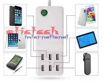 by dhl or ems 50 sets 6 Port USB Power Strip Travel Wall Charger Adapter US/EU/UK Plug for iPhone 6/5S Mobile Phone Tablet
by dhl or ems 50 sets 6 Port USB Power Strip Travel Wall Charger Adapter US/EU/UK Plug for iPhone 6/5S Mobile Phone Tablet