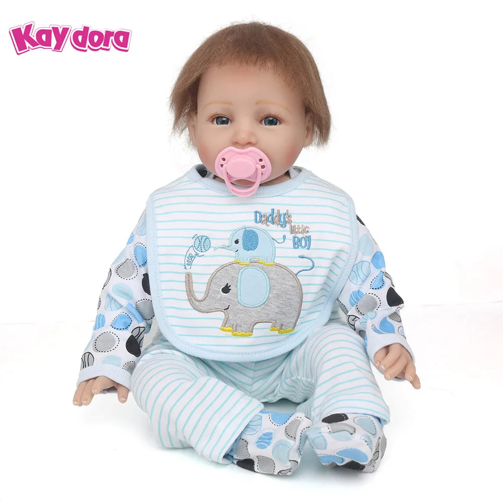 KAYDORA 55cm 22 inch Silicone Reborn Baby Dolls Mohair Alive Lifelike Real Dolls Smiling Realistic Reborn Babies Kids Playmate
KAYDORA 55cm 22 inch Silicone Reborn Baby Dolls Mohair Alive Lifelike Real Dolls Smiling Realistic Reborn Babies Kids Playmate